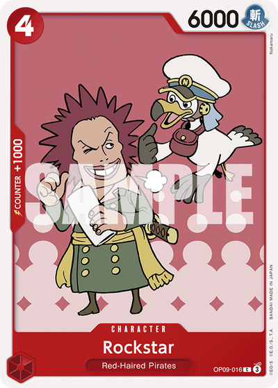 Rockstar OP09-016 Emperors in the New World One Piece Karte