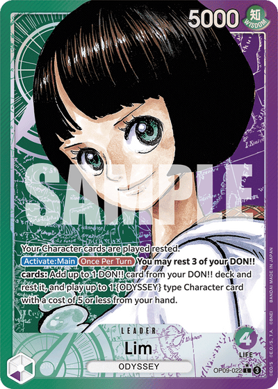 Lim OP09-022 (Parallel 1) Emperors in the New World One Piece Karte