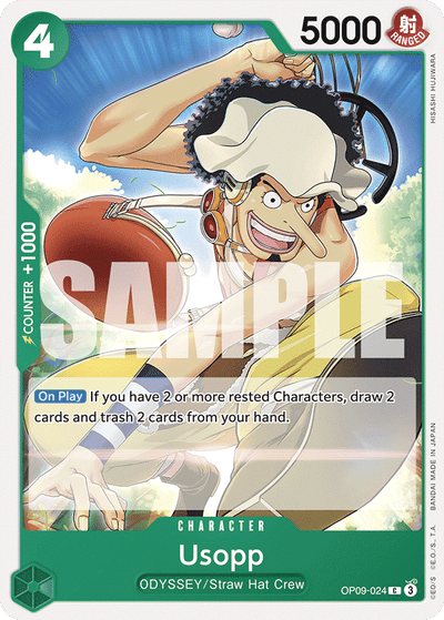 Usopp OP09-024 Emperors in the New World One Piece Karte