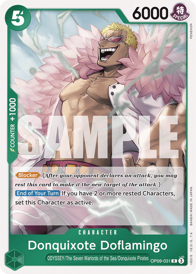 Donquixote Doflamingo OP09-031 Emperors in the New World One Piece Karte