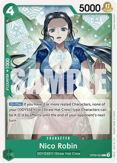 Nico Robin OP09-033 Emperors in the New World One Piece Karte