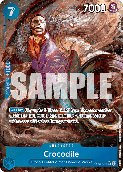 Crocodile OP09-046 (Parallel 1) Emperors in the New World One Piece Karte