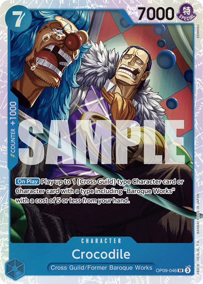 Crocodile OP09-046 Emperors in the New World One Piece Karte