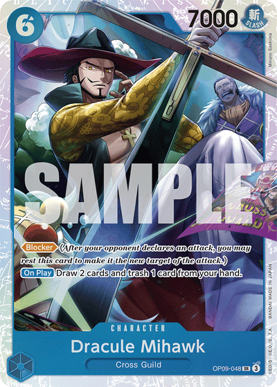 Dracule Mihawk OP09-048 Emperors in the New World One Piece Karte