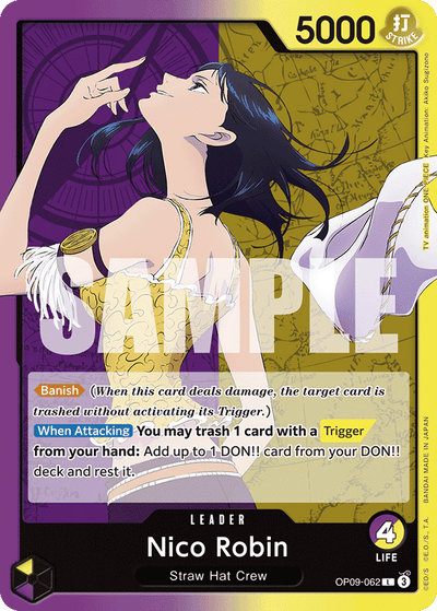 Nico Robin OP09-062 Emperors in the New World One Piece Karte