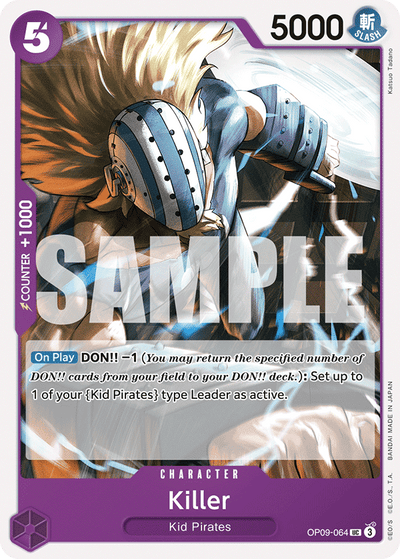 Killer OP09-064 Emperors in the New World One Piece Karte