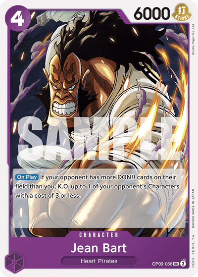 Jean Bart OP09-066 Emperors in the New World One Piece Karte