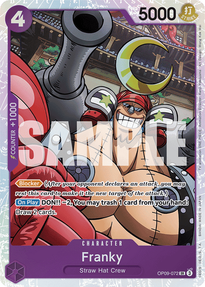 Franky OP09-072 Emperors in the New World One Piece Karte