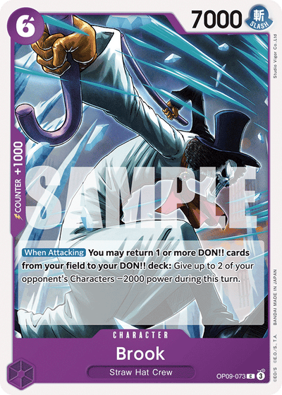 Brook OP09-073 Emperors in the New World One Piece Karte