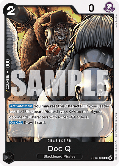 Doc Q OP09-090 Emperors in the New World One Piece Karte