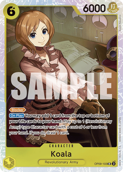 Koala OP09-103 Emperors in the New World One Piece Karte