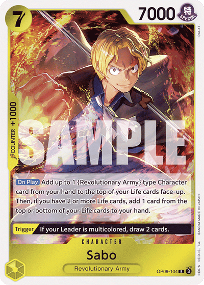 Sabo OP09-104 Emperors in the New World One Piece Karte