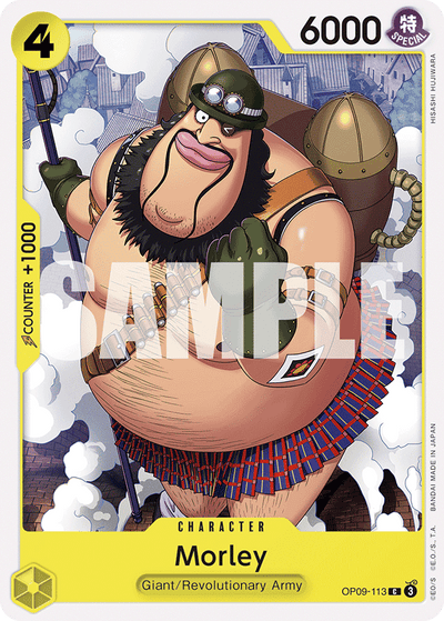 Morley OP09-113 Emperors in the New World One Piece Karte