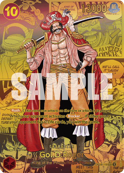 Gol.D.Roger OP09-118 (Parallel 2) Emperors in the New World One Piece Karte