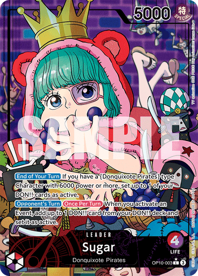 Sugar OP10-003 (Parallel 1) Royal Blood One Piece Karte