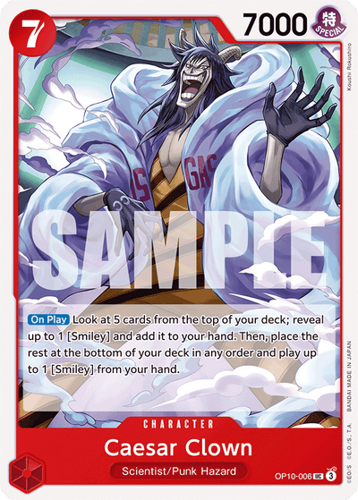 Caesar Clown OP10-006 Royal Blood One Piece Karte