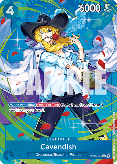 Cavendish OP10-045 (Parallel 1) Royal Blood One Piece Karte