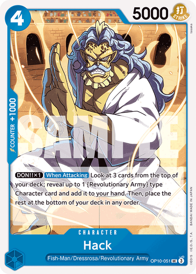 Hack OP10-051 Royal Blood One Piece Karte