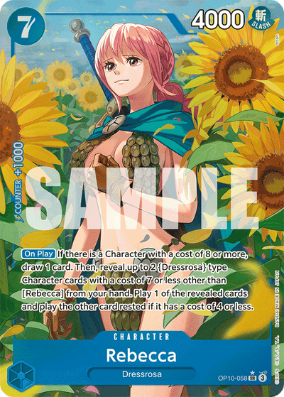 Rebecca OP10-058 (Parallel 1) Royal Blood One Piece Karte