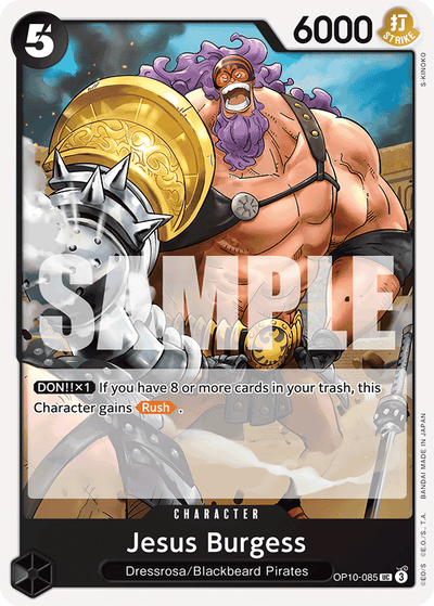Jesus Burgess OP10-085 Royal Blood One Piece Karte