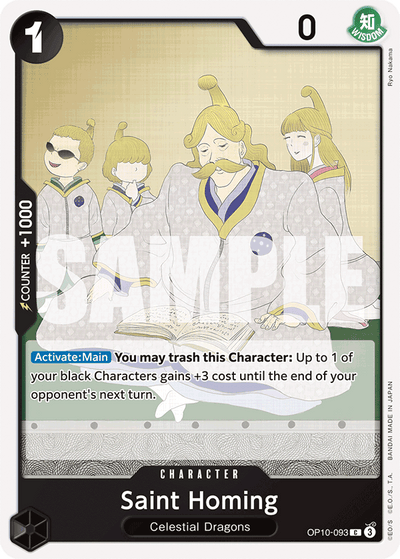 Saint Homing OP10-093 Royal Blood One Piece Karte