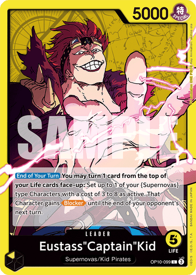 Eustass"Captain"Kid OP10-099 Royal Blood One Piece Karte
