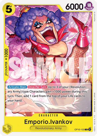 Emporio.Ivankov OP10-102 Royal Blood One Piece Karte