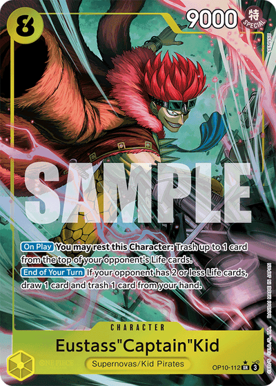 Eustass"Captain"Kid OP10-112 (Parallel 1) Royal Blood One Piece Karte
