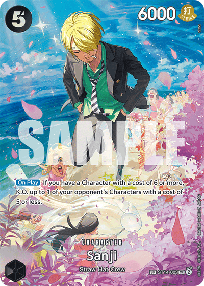 Sanji ST14-003 (Parallel 1) Royal Blood One Piece Karte