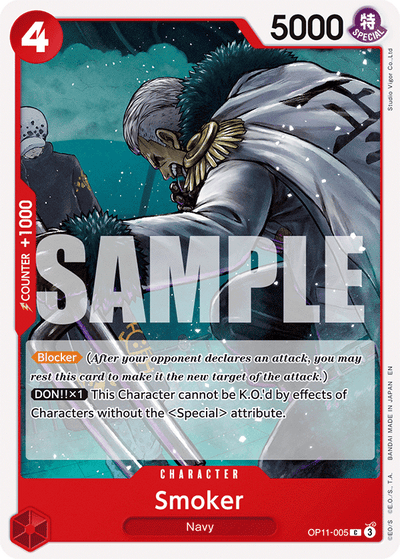 Smoker OP11-005 A Fist of Divine Speed One Piece Karte