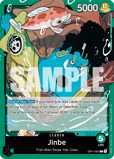 Jinbe OP11-021 A Fist of Divine Speed One Piece Karte