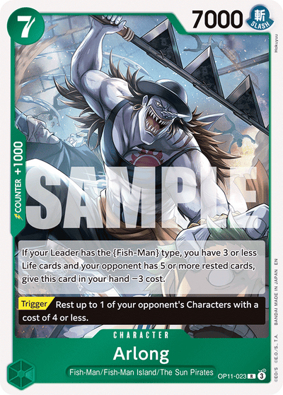 Arlong OP11-023 A Fist of Divine Speed One Piece Karte
