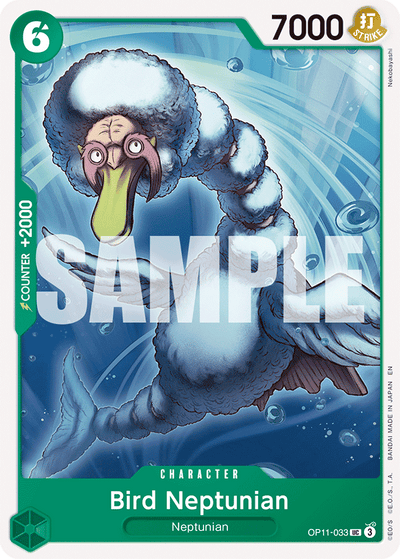 Bird Neptunian OP11-033 A Fist of Divine Speed One Piece Karte