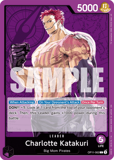 Charlotte Katakuri OP11-062 A Fist of Divine Speed One Piece Karte