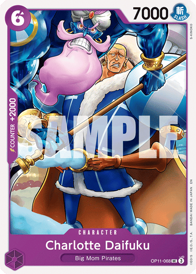 Charlotte Daifuku OP11-068 A Fist of Divine Speed One Piece Karte