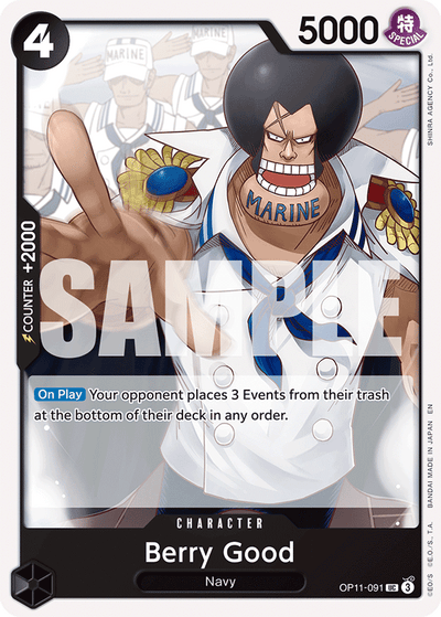 Berry Good OP11-091 A Fist of Divine Speed One Piece Karte