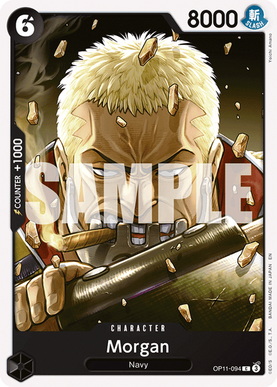 Morgan OP11-094 A Fist of Divine Speed One Piece Karte