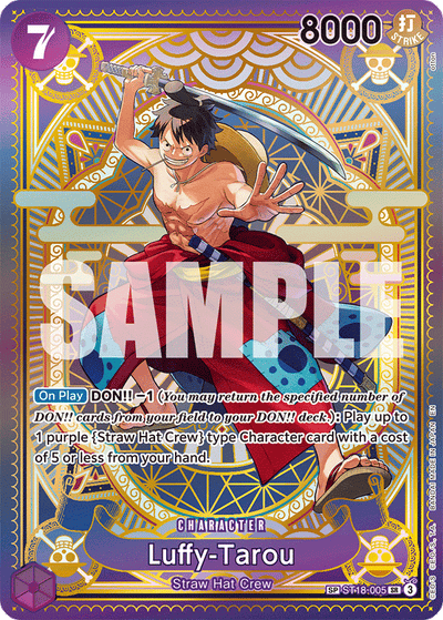 Luffy-Tarou ST18-005 (Parallel 1) A Fist of Divine Speed One Piece Karte