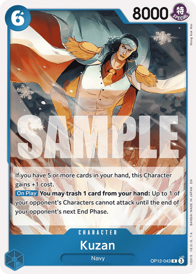 Kuzan OP12-043 Legacy of the Master One Piece Karte