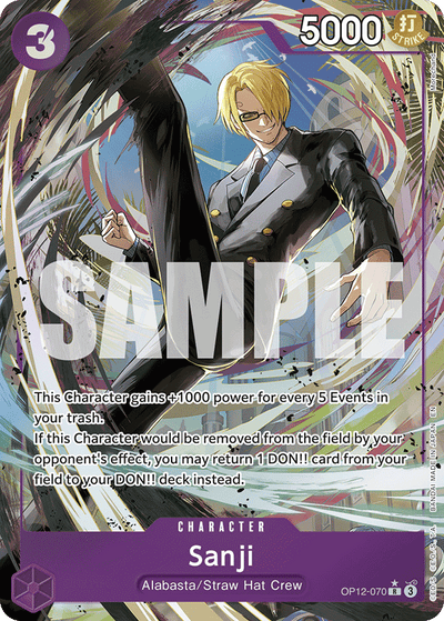 Sanji OP12-070 (Parallel 1) Legacy of the Master One Piece Karte