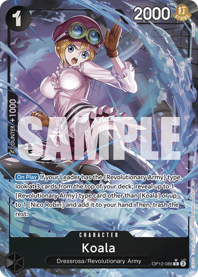 Koala OP12-086 (Parallel 1) Legacy of the Master One Piece Karte