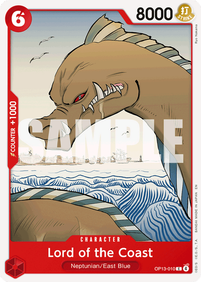 Lord of the Coast OP13-010 Carrying On His Will One Piece Karte