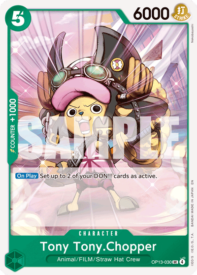 Tony Tony.Chopper OP13-030 Carrying On His Will One Piece Karte