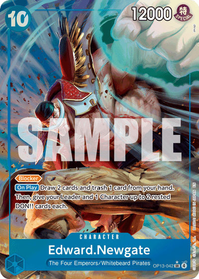 Edward.Newgate OP13-042 (Parallel 1) Carrying On His Will One Piece Karte