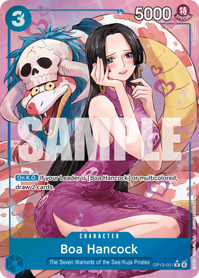 Boa Hancock OP13-051 (Parallel 1) Carrying On His Will One Piece Karte