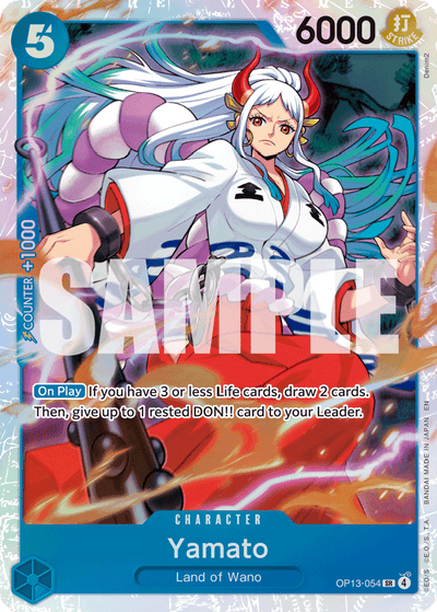 Yamato OP13-054 Carrying On His Will One Piece Karte