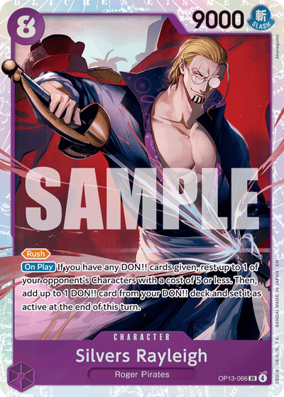 Silvers Rayleigh OP13-066 Carrying On His Will One Piece Karte