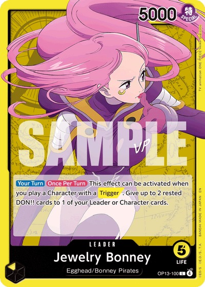 Jewelry Bonney OP13-100 Carrying On His Will One Piece Karte