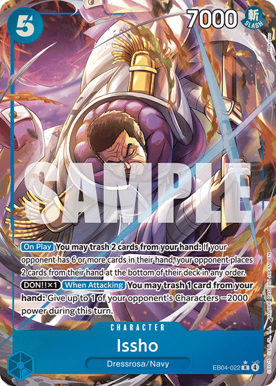Issho EB04-022 (Parallel 1) The Azure Sea's Seven One Piece Karte