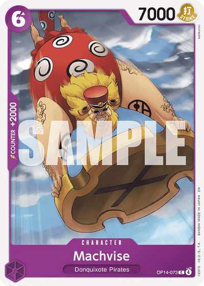 Machvise OP14-073 The Azure Sea's Seven One Piece Karte